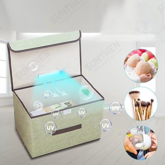 27*20*16mm Multifunction Automatic UV Sterilizer Tent Box for Mask Toothbrush Mobile Phone Beauty Underwear Beauty Underwear Sterilization UV Sterilizer Disinfection Box