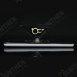 3D Holographic Projector Auxiliary Tool Pyramid DIY Creative Gifts For 3.5 to 6.0 Inches Smartphone 3D Holographic Projector Auxiliary Tool Pyramid DIY Creative Gifts For 3.5 to 6.0 Inches Smartphone