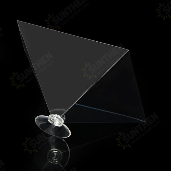 3D Holographic Projector Auxiliary Tool Pyramid DIY Creative Gifts For 3.5 to 6.0 Inches Smartphone