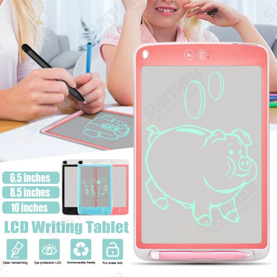 6.5inch 10inch Electronic Digital LCD Writing Pad Tablet Kids Drawing Graphics Board