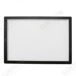A4 Size USB 3-Stage Dimming Intelligent Touch with Scale LED Illuminated Tracing Light Box Copy Drawing Board Pad Table A4 Size USB 3-Stage Dimming Intelligent Touch with Scale LED Illuminated Tracing Light Box Copy Drawing Board Pad Table
