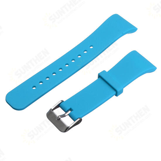 Approx 11.5-17.5cm Silicone Soft Replacement Smart Wrist Strap For Samsung Gear Fit 2