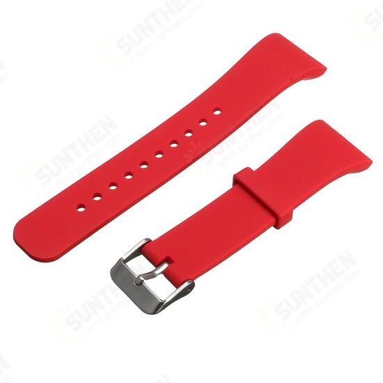 Approx 11.5-17.5cm Silicone Soft Replacement Smart Wrist Strap For Samsung Gear Fit 2