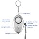 130db Safesound Emergency Personal Security Alarm Keychain with LED Lights Women Kids Elder Electronic Device