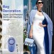 130db Safesound Emergency Personal Security Alarm Keychain with LED Lights Women Kids Elder Electronic Device
