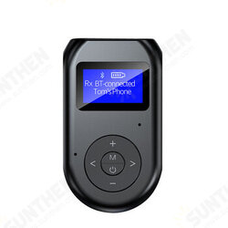 2 In 1 LCD Display bluetooth Adapter Transmitter Receiver Wireless 3.5mm bluetooth Transmitter Receiver for iPhone 12/12Pro/mini/Pro Max 2 In 1 LCD Display bluetooth Adapter Transmitter Receiver Wireless 3.5mm bluetooth Transmitter Receiver for iPhone 12/12Pro/mini/Pro Max