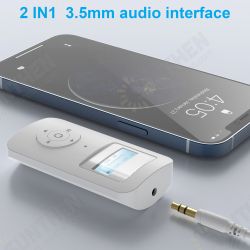 2 In 1 bluetooth V5.0 Audio Transmitter Receiver 3.5mm Aux Audio Adapter For TV PC Speaker Car Sound System Home Sound System 2 In 1 bluetooth V5.0 Audio Transmitter Receiver 3.5mm Aux Audio Adapter For TV PC Speaker Car Sound System Home Sound System