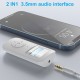 2 In 1 bluetooth V5.0 Audio Transmitter Receiver 3.5mm Aux Audio Adapter For TV PC Speaker Car Sound System Home Sound System