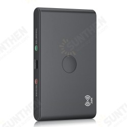 2-in-1 Wireless bluetooth 5.0 Transmitter Receiver USB 3.5mm Stereo Jack Adapter For Speaker Laptop