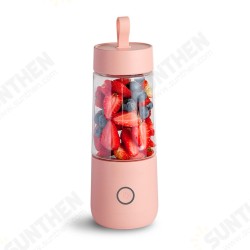 380ml Mini Portable USB Electric Fruit Juicer Rechargeable Blender Power Bank 380ml Mini Portable USB Electric Fruit Juicer Rechargeable Blender Power Bank