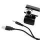 720P/480P HD Wide Angle USB Webcam Conference Live Auto-Focusing Computer Camera Built-in Noise Reduction Microphone for PC Laptop