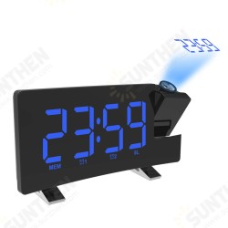 8-inch LED Projection Alarm Charger Clock Radio Digital Clock Modern Office Bedroom Decoration for Mobile Phone 8-inch LED Projection Alarm Charger Clock Radio Digital Clock Modern Office Bedroom Decoration for Mobile Phone