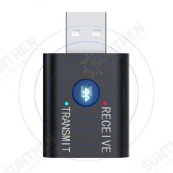 Car Kit bluetooth 5.0 Stereo AUX RCA USB 3.5mm Jack Audio Transmitter Receiver Wireless Adapter For TV PC