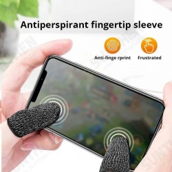 Gaming Finger Sleeve Breathable Fingertips For Games Anti-Sweat Touch Screen Finger Cots Cover Sensitive Mobile Touch Gloves Gaming Finger Sleeve Breathable Fingertips For Games Anti-Sweat Touch Screen Finger Cots Cover Sensitive Mobile Touch Gloves