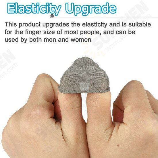 Gaming Finger Sleeve Breathable Fingertips Touch Screen Finger Cots Cover Sensitive for PUBG Mobile Phone Game