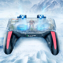 H10 Gamepad for PUBG Controller Double Cool Fan 5000mAh Power Bank Game Controller Joystick For 4.7-6.5 inches Smartphones H10 Gamepad for PUBG Controller Double Cool Fan 5000mAh Power Bank Game Controller Joystick For 4.7-6.5 inches Smartphones