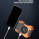 Hanging Waist Fan USB Charging LED Light Power Source Portable Outdoor Fan