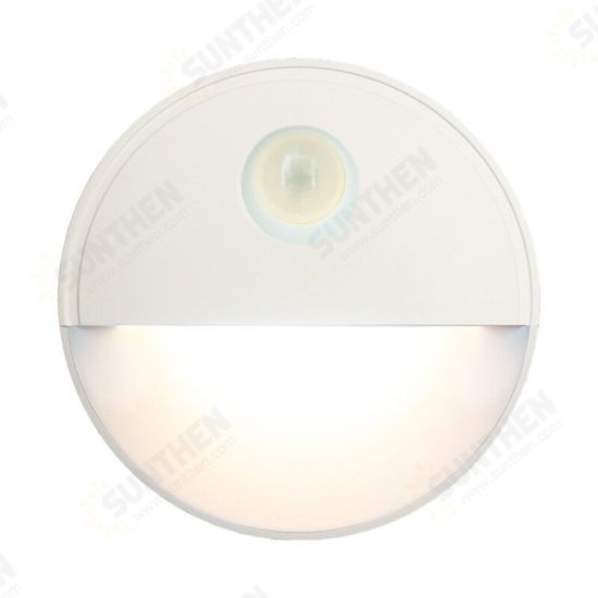 Infrared Sensor Night Light 5M Sensing Distance Warm Half Moon Light White Light Easy Install