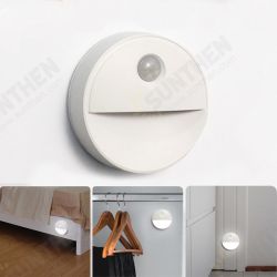 Infrared Sensor Night Light 5M Sensing Distance Warm Half Moon Light White Light Easy Install Infrared Sensor Night Light 5M Sensing Distance Warm Half Moon Light White Light Easy Install