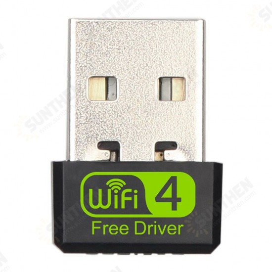 Mini 150Mbps Network Card Driver USB WiFi Signal Receiver Adapter For Desktop Laptop PC