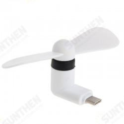 Mini USB Fan Portable Super Mute Micro USB Type-C Cooling Fan for Mobile Phone