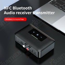 NFC-enabled bluetooth 5.0 Audio Receiver Transmitter Wireless 3.5mm 2RCA Auido Music bluetooth Wireless Adapter for Speaker Amplifier Smart Phone Computer Tablet NFC-enabled bluetooth 5.0 Audio Receiver Transmitter Wireless 3.5mm 2RCA Auido Music bluetooth Wireless Adapter for Speaker Amplifier Smart Phone Computer Tablet