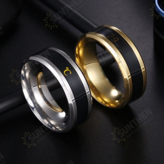 Smart Temperature Couple Ring Detectable Temperature Ring