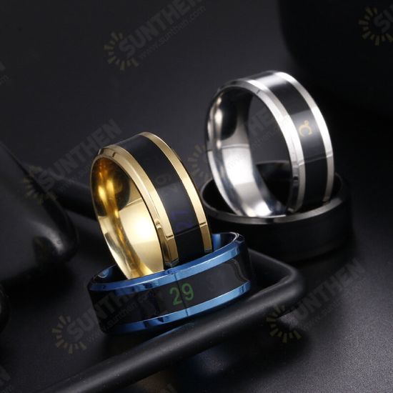 Smart Temperature Couple Ring Detectable Temperature Ring