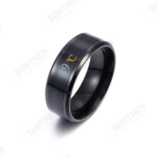 Smart Temperature Couple Ring Detectable Temperature Ring