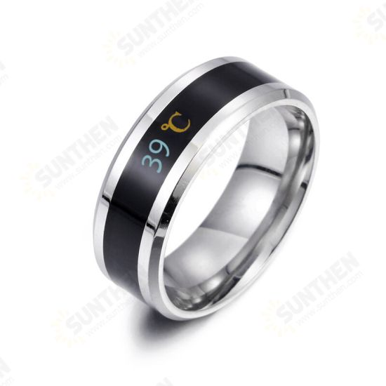Smart Temperature Couple Ring Detectable Temperature Ring