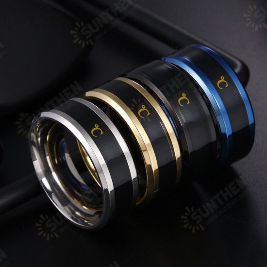 Smart Temperature Couple Ring Detectable Temperature Ring