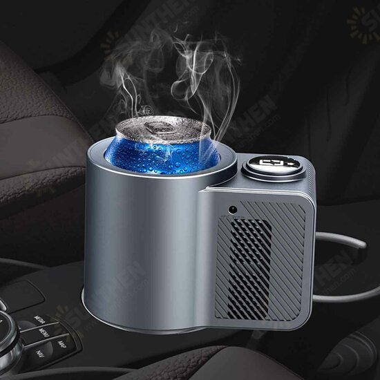 Touch Screen Smart Car Cooling Cup With Temperature Display Cooling Drinks Holders