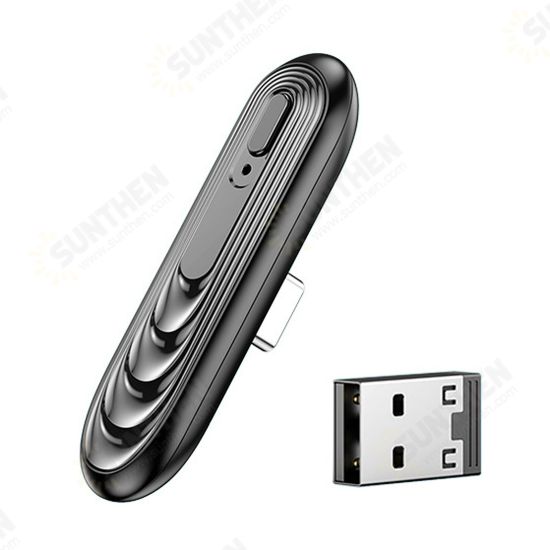 Type-C bluetooth 5.0 Audio Transmitter Wireless Adapter with USB Converter Compatible with Switch TV Laptop Desktop PC