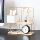 Wrought Rron Double Wall Rack Holder Creative Desktop Storage Organizer