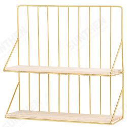 Wrought Rron Double Wall Rack Holder Creative Desktop Storage Organizer Wrought Rron Double Wall Rack Holder Creative Desktop Storage Organizer