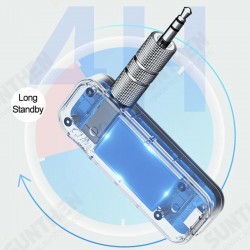 bluetooth 5.0 Wireless Receiver 3.5mm AUX Jack Audio Adapter Headphones Lossless Sound Quality bluetooth Transmitter For Car PC bluetooth 5.0 Wireless Receiver 3.5mm AUX Jack Audio Adapter Headphones Lossless Sound Quality bluetooth Transmitter For Car PC