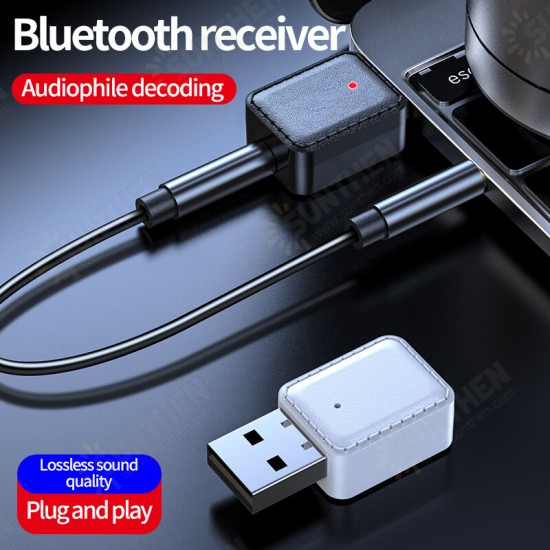 bluetooth 5.0 Wireless USB bluetooth Audio Receiver Transmitter for iPhone 12 Pro for Samsung Galaxy Note S20 ultra for Xiaomi Mi 10 POCO X3 NFC