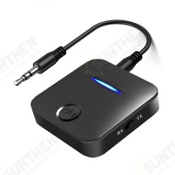 bluetooth V5.0 Audio Transmitter Receiver 3.5mm Aux Wireless Audio Adapter For TV PC Speaker Car Sound System Home Sound System bluetooth V5.0 Audio Transmitter Receiver 3.5mm Aux Wireless Audio Adapter For TV PC Speaker Car Sound System Home Sound System