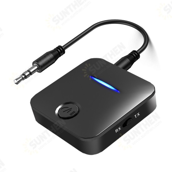 bluetooth V5.0 Audio Transmitter Receiver 3.5mm Aux Wireless Audio Adapter For TV PC Speaker Car Sound System Home Sound System