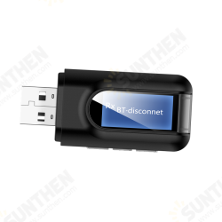 bluetooth V5.0 Audio Transmitter Receiver 3.5mm Aux Wireless Audio Adapter For TV PC Speaker Car Sound System Home Sound System bluetooth V5.0 Audio Transmitter Receiver 3.5mm Aux Wireless Audio Adapter For TV PC Speaker Car Sound System Home Sound System