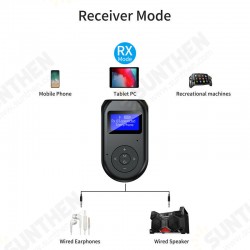 bluetooth V5.0 Audio Transmitter Receiver 3.5mm Aux Wireless Audio Adapter With Mic For TV PC Speaker Car Sound System Home Sound System bluetooth V5.0 Audio Transmitter Receiver 3.5mm Aux Wireless Audio Adapter With Mic For TV PC Speaker Car Sound System Home Sound System