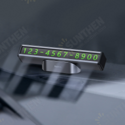 Square Bar Temporary Parking Number Plate All Metal Material / Two Phone Numbers / Magnetic Base for Car Square Bar Temporary Parking Number Plate All Metal Material / Two Phone Numbers / Magnetic Base for Car