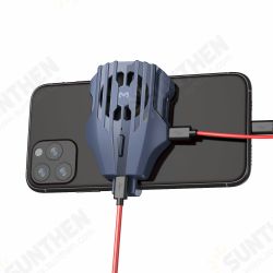 BW-MPR Semiconductor Phone Radiator Cooler Heat Dissipation Bracket Cooling Fan for iPhone 12 Pro Max