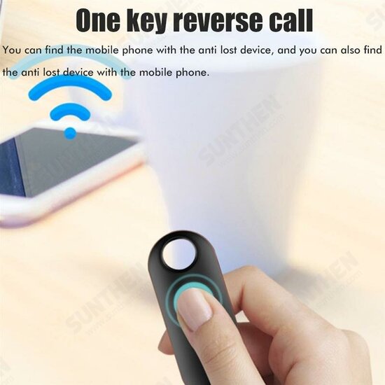 bluetooth Tracker One-Key Search 2-Way Anti-Lost Positioning Alarm Finder Locator