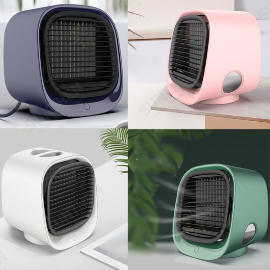Fan Cooling Mini Air Conditioner Portable Cooler Desktop Table Humidifier USB Fan Cooling Mini Air Conditioner Portable Cooler Desktop Table Humidifier USB