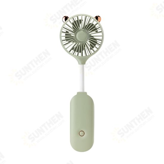 LJQ-118 3W Small Fan Back-Clip Mini Outdoor Portable Handheld Desktop-Fan USB Charging Cooler