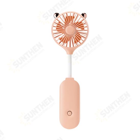 LJQ-118 3W Small Fan Back-Clip Mini Outdoor Portable Handheld Desktop-Fan USB Charging Cooler