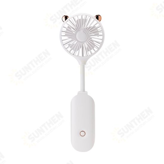 LJQ-118 3W Small Fan Back-Clip Mini Outdoor Portable Handheld Desktop-Fan USB Charging Cooler