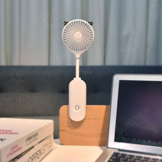 LJQ-118 3W Small Fan Back-Clip Mini Outdoor Portable Handheld Desktop-Fan USB Charging Cooler