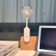 LJQ-118 3W Small Fan Back-Clip Mini Outdoor Portable Handheld Desktop-Fan USB Charging Cooler